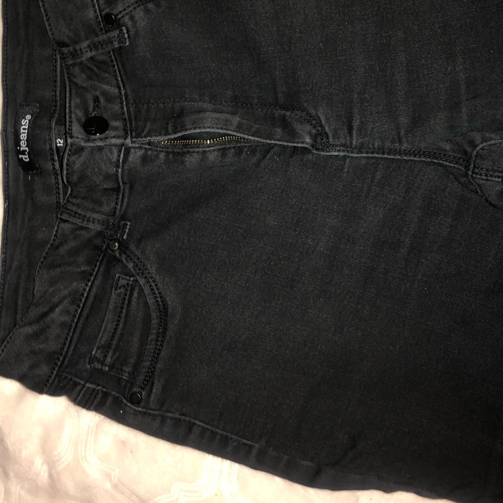 d. jeans black basic skinny jeans